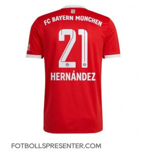 Bayern Munich Lucas Hernandez #21 Hemma Matchtröja 2022-23 Kortärmad